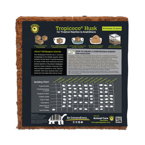 Galápagos Tropicoco Husk Breeder Block (72 quarts)