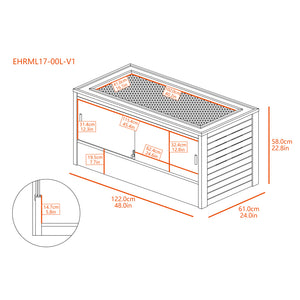 New Age Pet® 48" Mojave Reptile Lounge