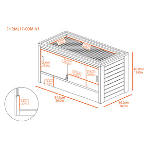 New Age Pet® 36" Mojave Reptile Lounge