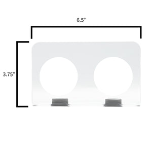 Pangea Acrylic Ledge - Large measurements.