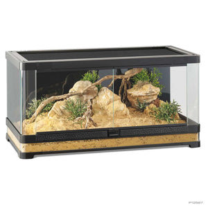 Exo Terra Vista 90 Panoramic 36"x18"x18" Terrarium for Terrestrial Reptiles - 50 Gallon