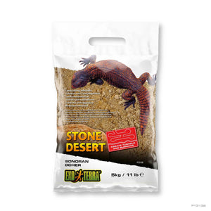 Exo Terra Stone Desert Substrate Substrate - Natural Desert Soil for Arid Reptile Enclosures