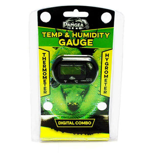 Pangea Temp & Humidity Gauge - package front on white background.