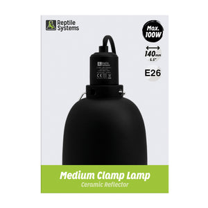Reptile Systems Ceramic Clamp Lamp - Black Edition