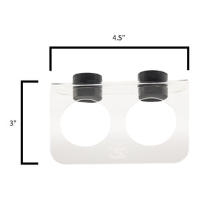Pangea Acrylic Magnetic Ledge Small measurements.