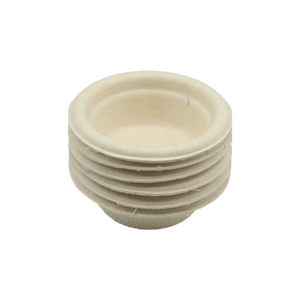 Small pangea reptile paper gecko feeding cups isolated on a white background