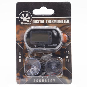 Pangea Digital Thermometer in Packaging with Branded Display on a White Background