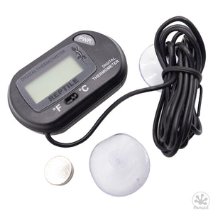 Pangea Digital Thermometer Pictured with Included Components on a White Background
