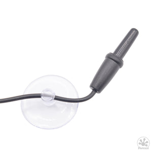 Pangea Digital Thermometer for Reptiles Temperature Probe with Mounting Suction Cup on a White Background