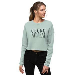Crested Gecko Mom Crop Sweatshirt