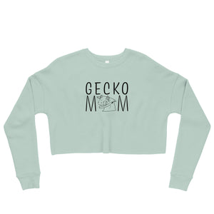 Crested Gecko Mom Crop Sweatshirt