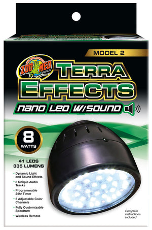 Zoo Med Terra Effects -Nano LED with Built-in Timer & Sound
