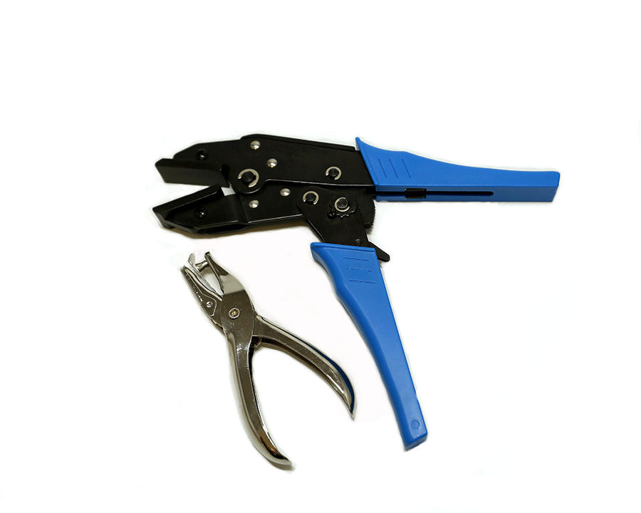 Heat Tape Hole Punch and Crimper Set