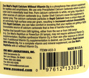 Zoo Med Repti Calcium Without D3