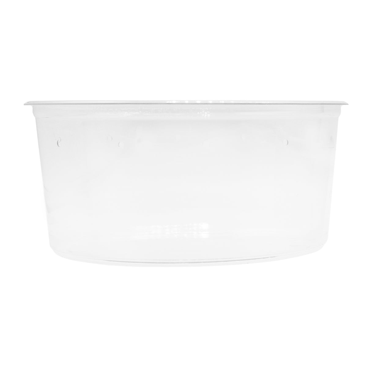 6.75" Clear Cups with Lid Pre Punched