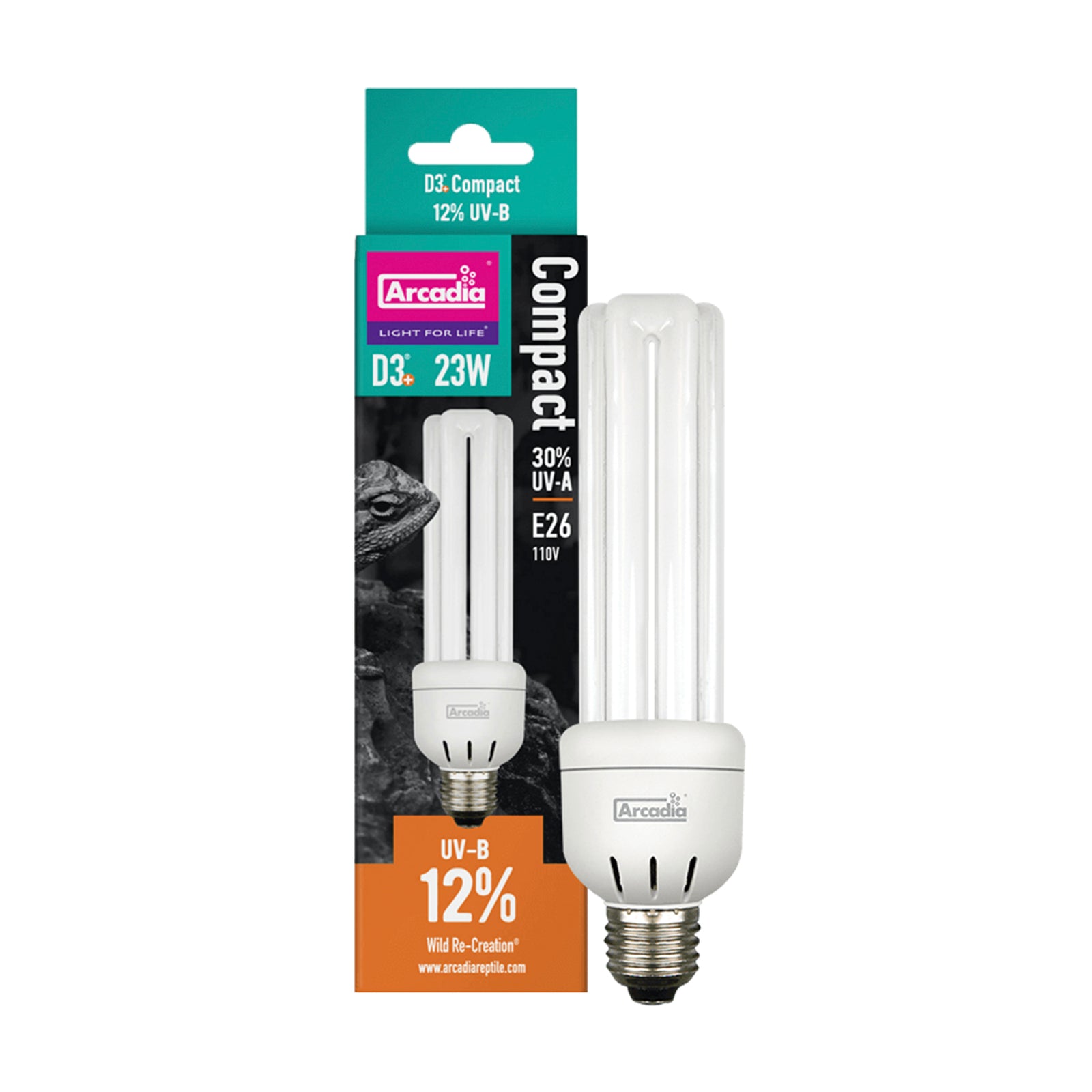 Arcadia D3 12% UVB Compact Bulb