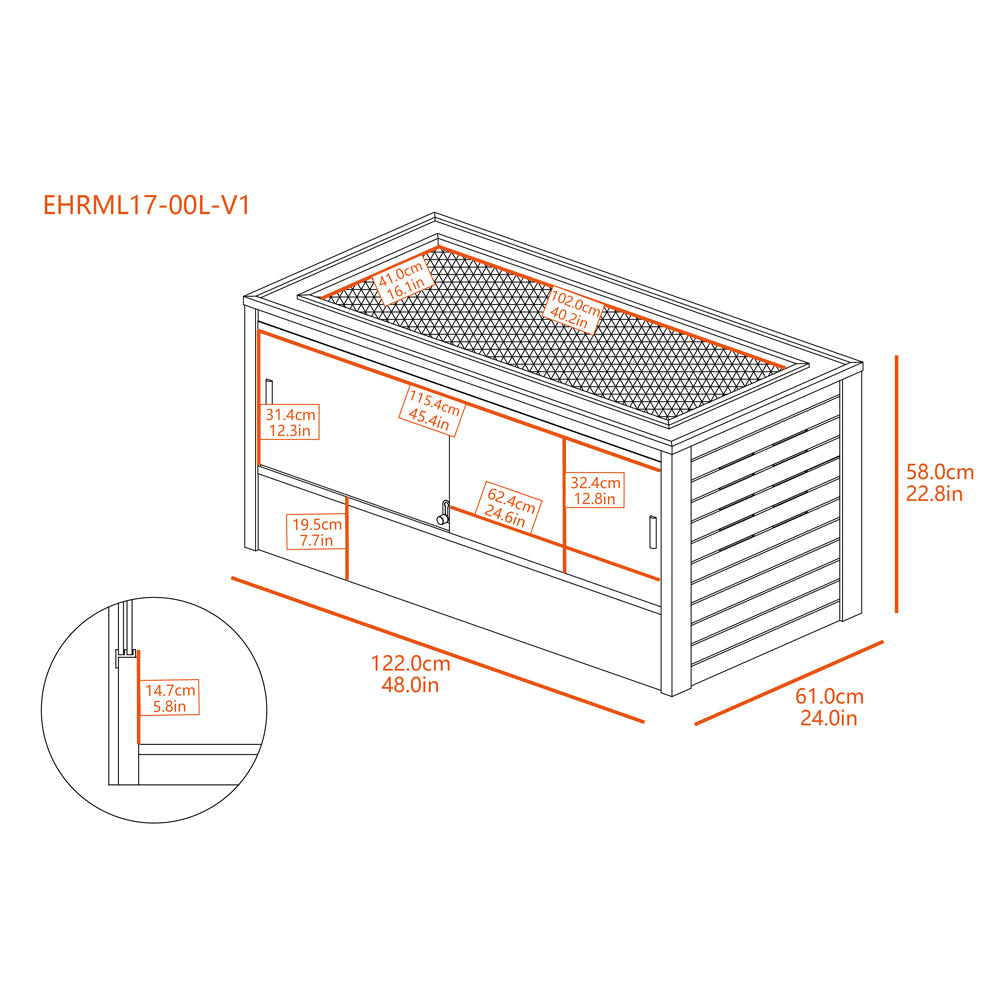 New Age Pet®  48" Mojave Reptile Lounge