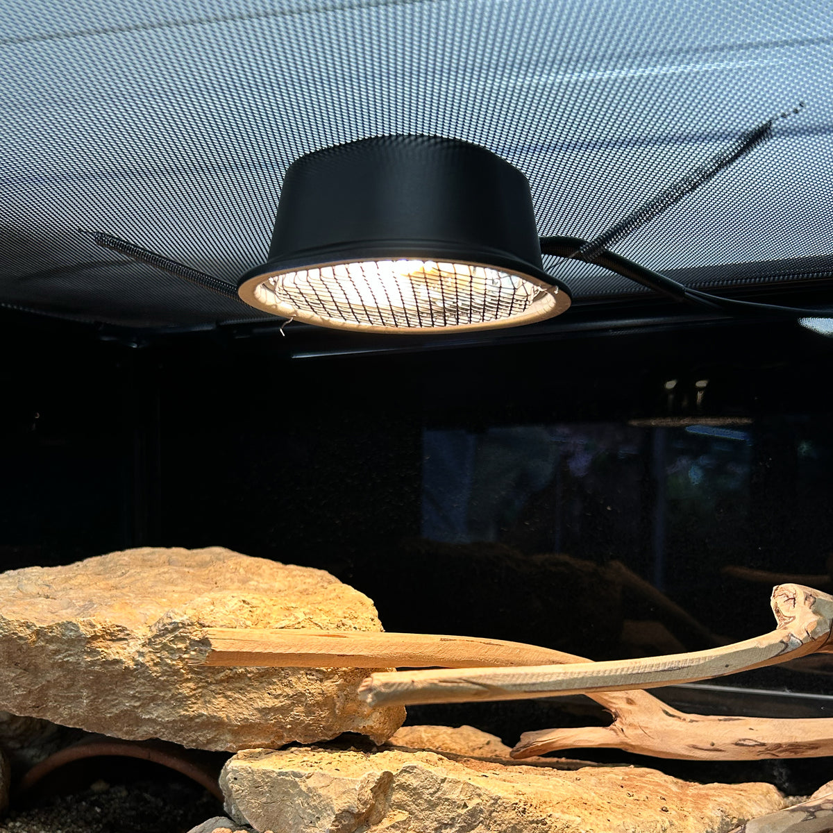 Reptile Systems Eco Mini Heater - Low Output Basking Lamp for Reptiles
