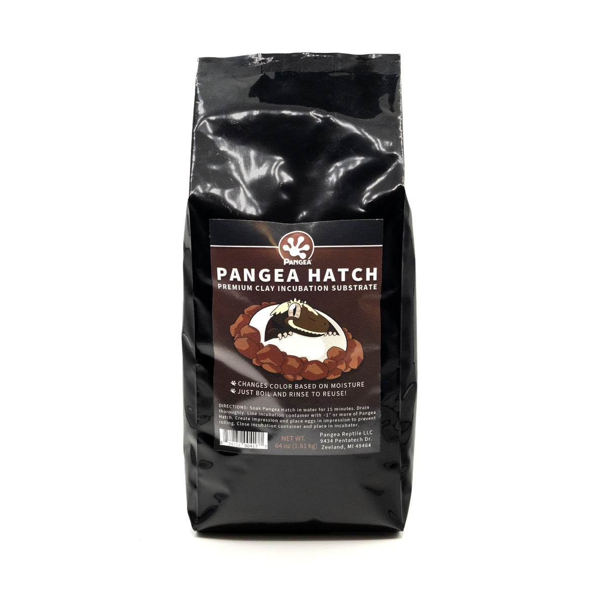 Pangea Hatch 4lbs - premium clay incubation substrate package.