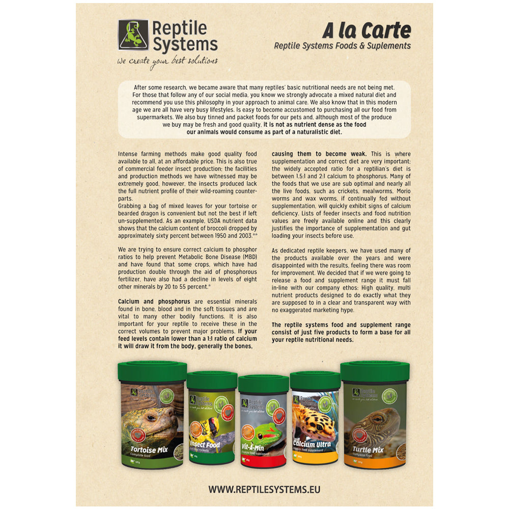 Reptile Systems A la Carte Vit-A-Max
