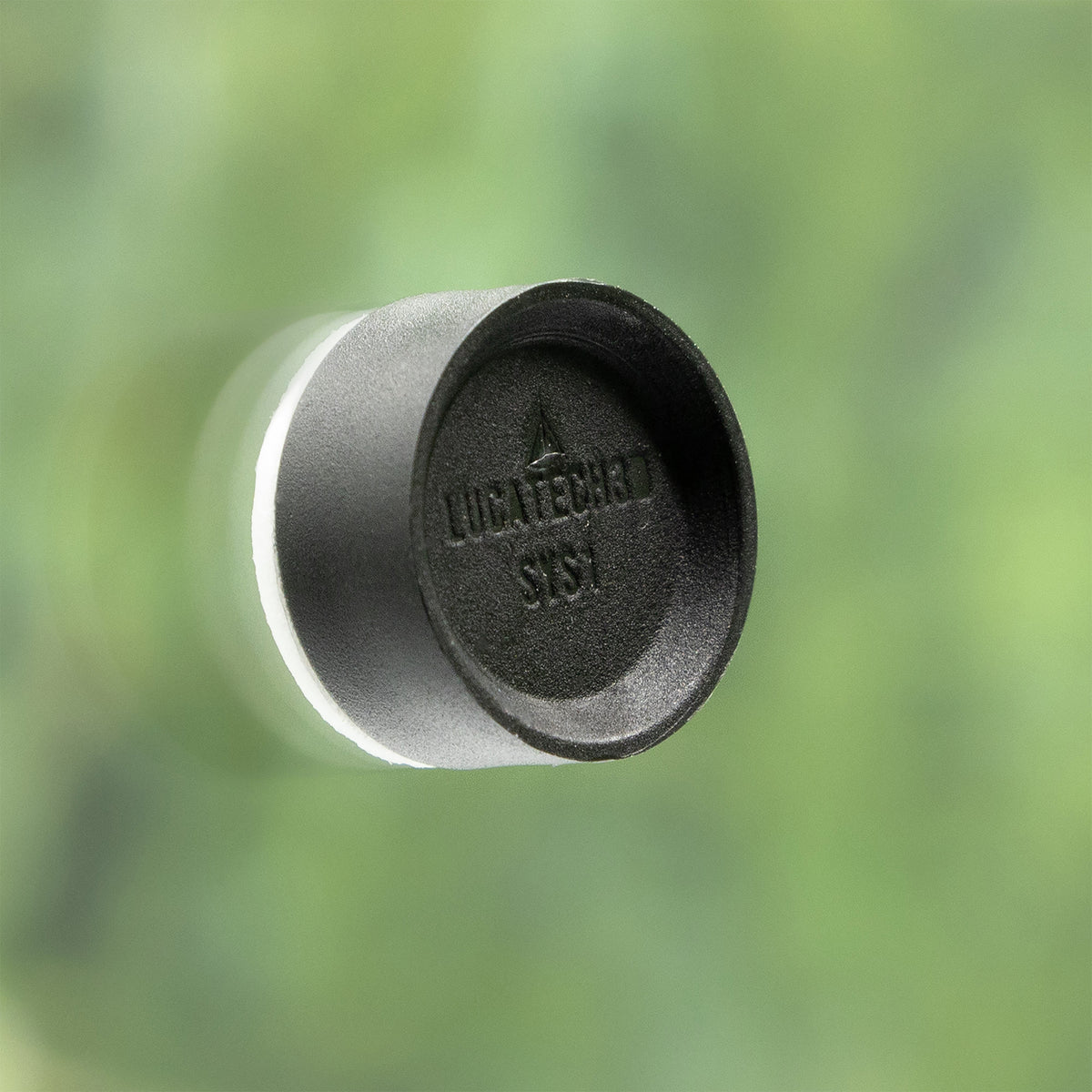 Pangea MicroDish Surface Mount Small - mount on glass with green background.