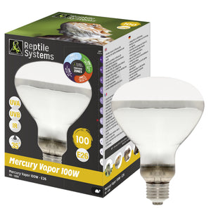UVB Mercury Vapor Basking Heat Lamp - Reptile Systems