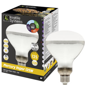 UVB Mercury Vapor Basking Heat Lamp - Reptile Systems