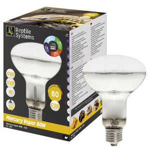 UVB Mercury Vapor Basking Heat Lamp - Reptile Systems