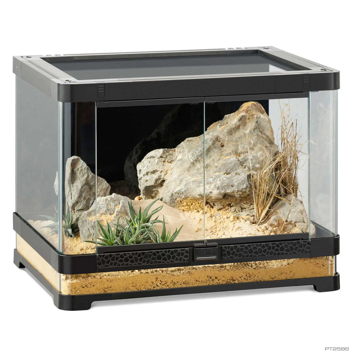 Exo Terra Vista 60 Panoramic 24"x18"x18" Terrarium for Terrestrial Reptiles - 32 Gallon