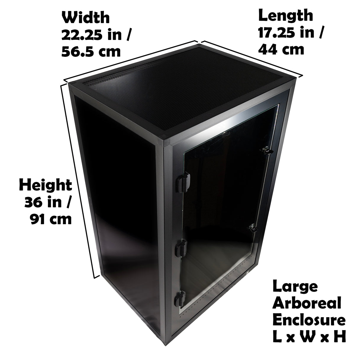 Pangea Large Arboreal PVC Enclosure - approx. 22"x17"x36"