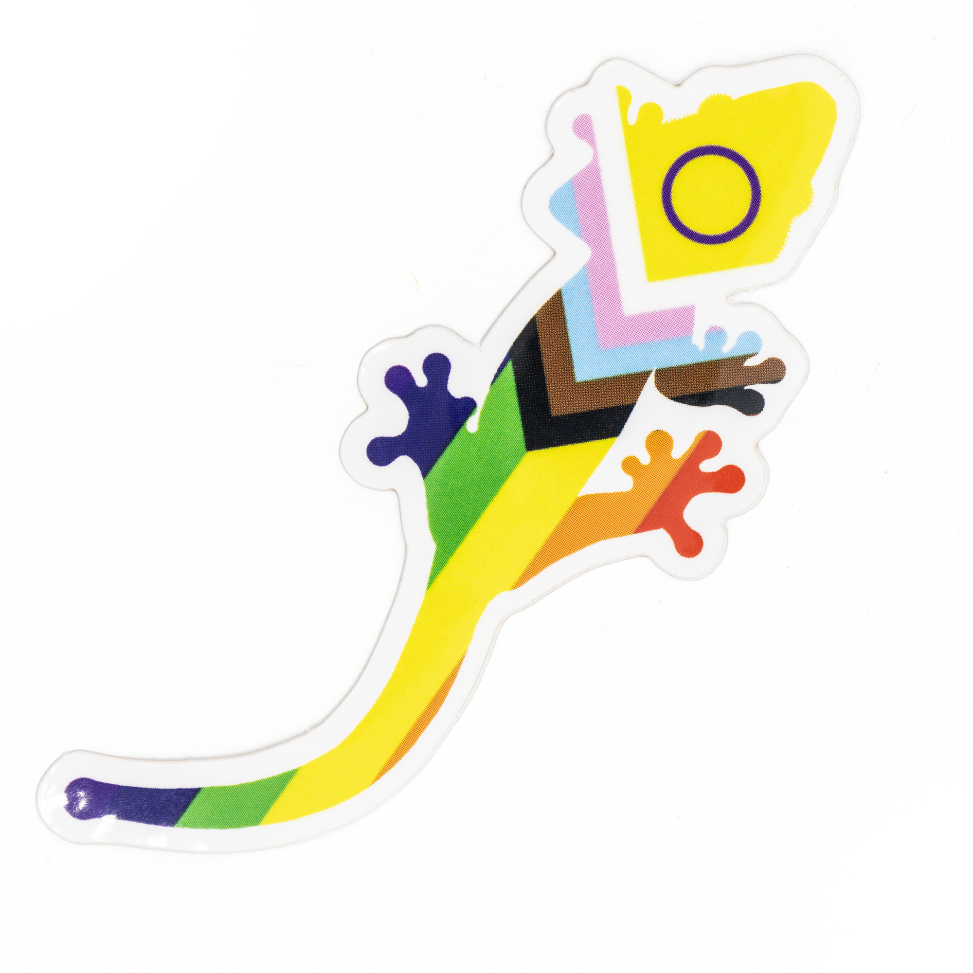 Pangea Pride Gecko - Sticker