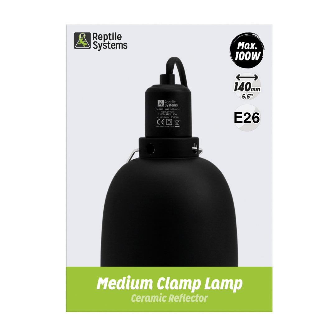Reptile Systems Ceramic Clamp Lamp - Black Edition