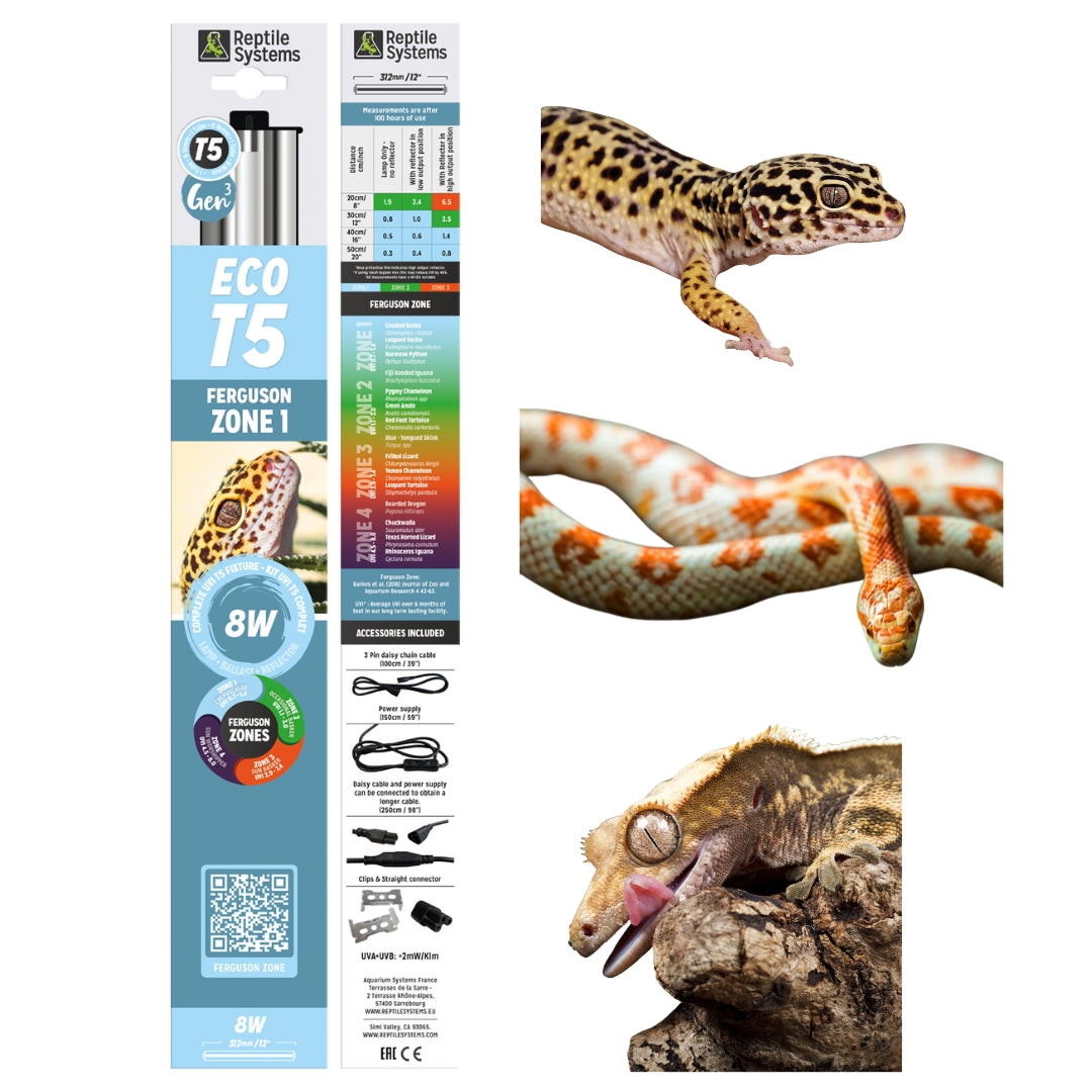 Reptile Systems 2.4% UVB  - Zone 1 - T5 Bulb