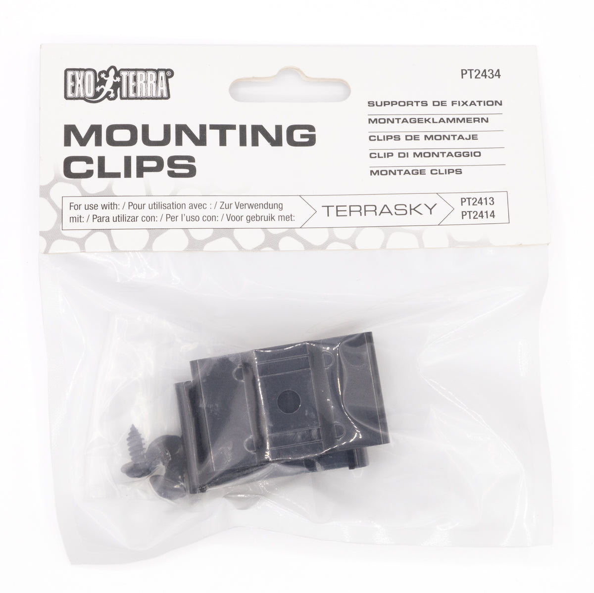 Exo Terra Terrasky UV LED Terrarium Light Internal Mounting Clips