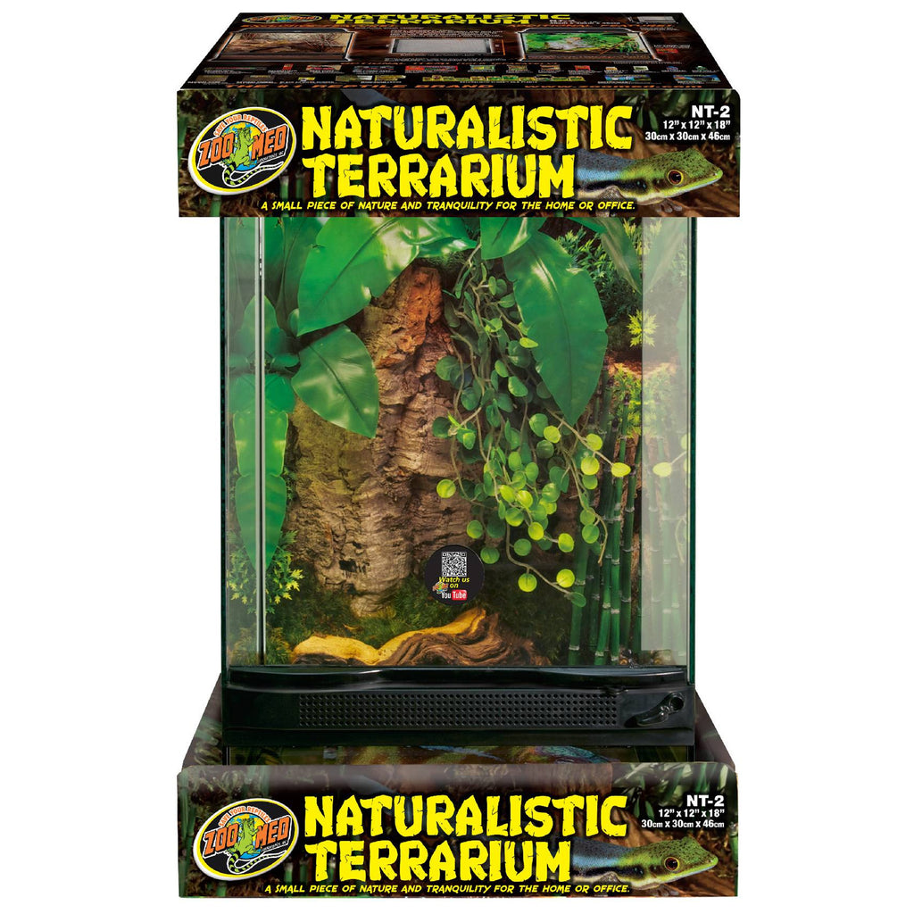 Zoo Med 12x12x18 Naturalistic Terrarium | Glass Terrariums