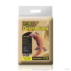 Exo Terra Desert Sand Substrate - Natural Desert Sand for Arid Reptile Terrariums