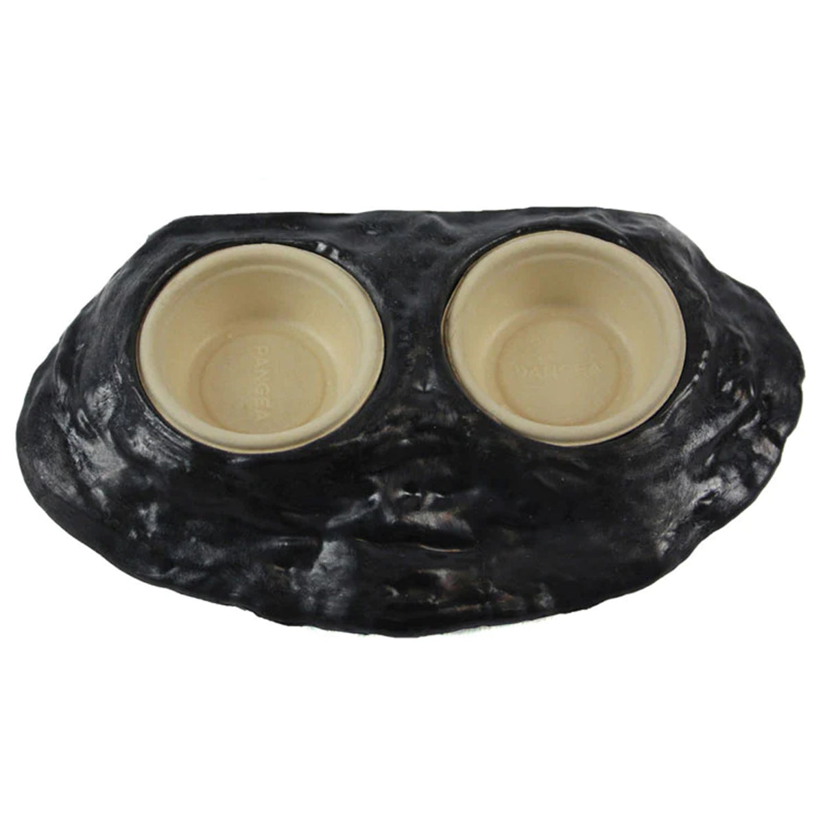 Pangea Ultimate Ledge - from top with biodegradable bowls.