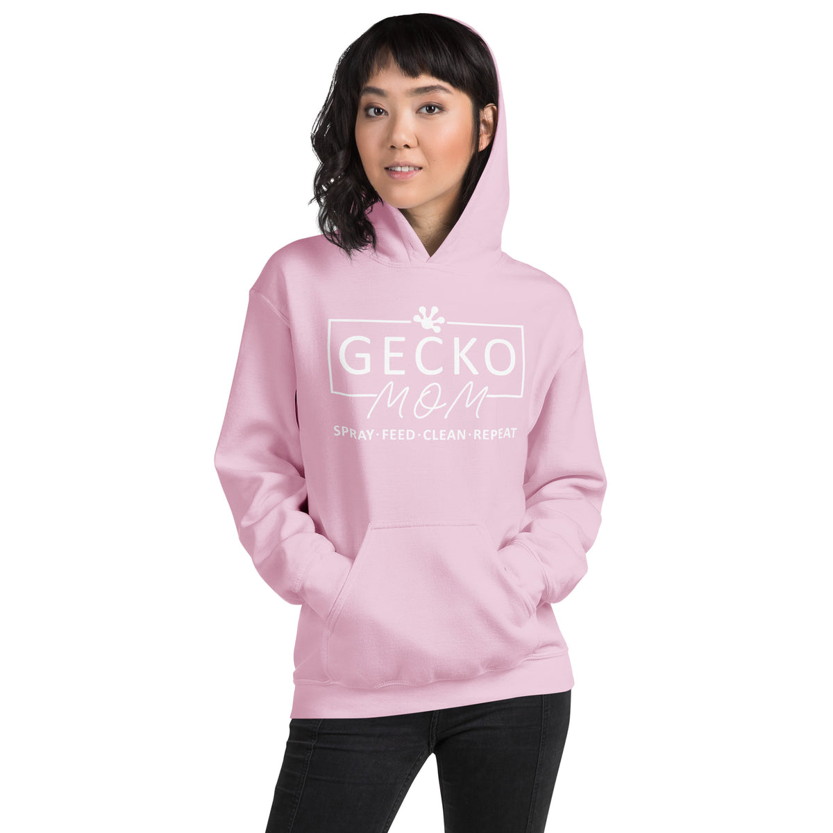 Gecko Mom - Spray, Feed, Clean, Repeat - Hoodie