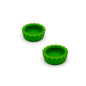 2-Pack of Silicone Bottle Caps - Green