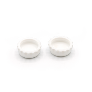 2-Pack of Silicone Bottle Caps - White