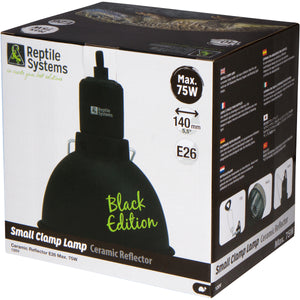 Reptile Systems Ceramic Clamp Lamp - Black Edition Small Box
