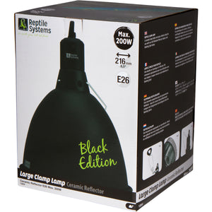 Reptile Systems Ceramic Clamp Lamp - Black Edition Box