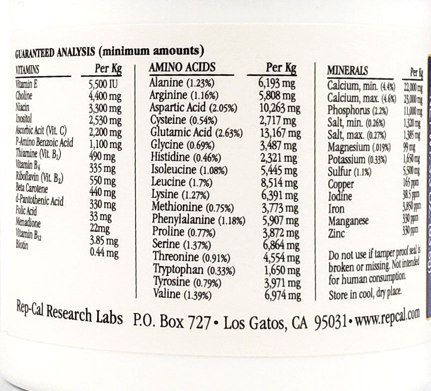 Cal Rep Tab Rep-Cal Herptivite | Herptivite Multivitamin | Reptile Vitamins ...