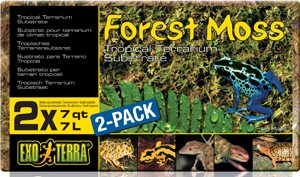 REPTI ZOO 7OZ Natural Sphagnum Moss for Reptiles, 200g Chile Moss Substrate  for Reptile & Amphibian | Terrarium Tank Forest Moss Bedding for Snakes