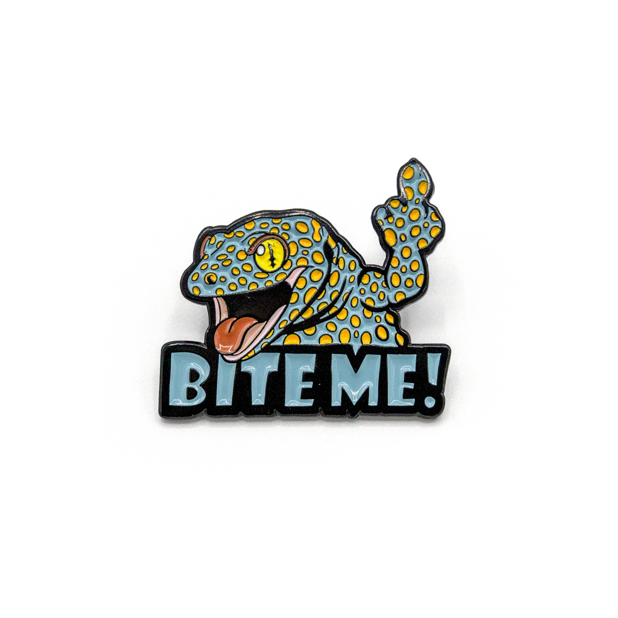 "Bite Me" Tokay Pin