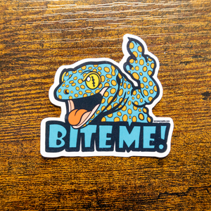 "Bite Me" Tokay Sticker