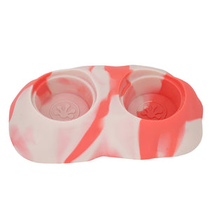 Pangea Ultimate Silicone Eco Dish - Pink Marble