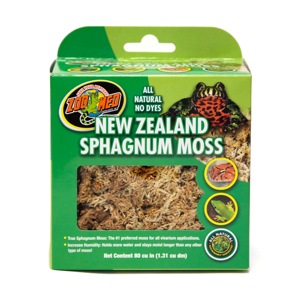 Sphagnum Moss 40 Liters New Zealand Grade AAA Great for Reptiles, Bedding and Terrarium 500 Gram Bale