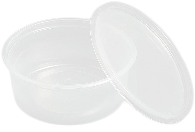 Egg Tray Cup And Lid Semi Clear