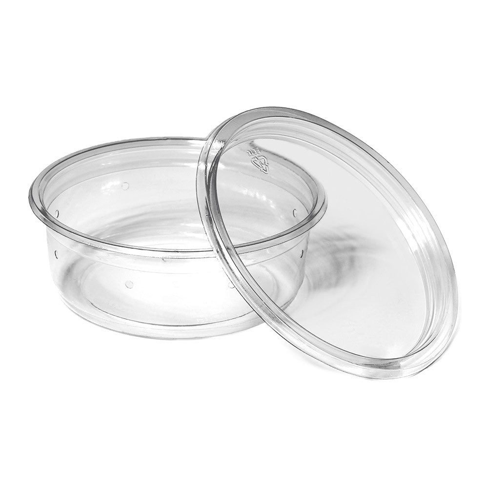 Ultra Clear Show Cups With Lid Pre-Punched